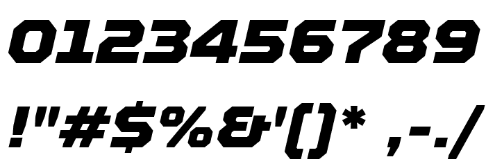 TT Octosquares Trial Variable Font OTHER CHARS