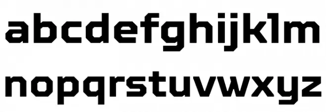 TT Octosquares Trl Bd Font Litere mici