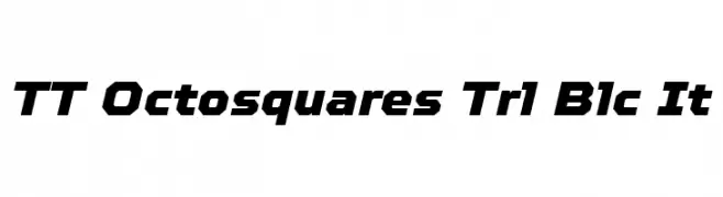 TT Octosquares Trl Blc It  font caratteri gratis