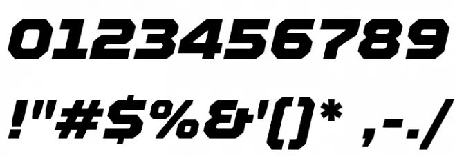 TT Octosquares Trl Blc It フォント その他の文字