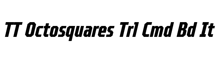 TT Octosquares Trl Cmd Bd It  Descarca Fonturi Gratis