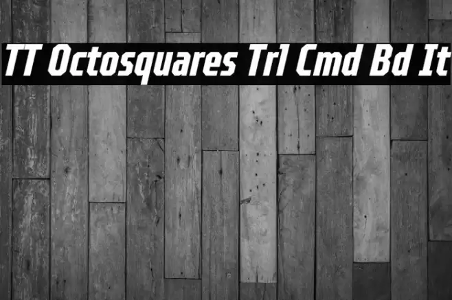 TT Octosquares Trl Cmd Bd It Caratteri examples