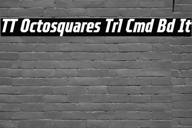 TT Octosquares Trl Cmd Bd It Caratteri examples