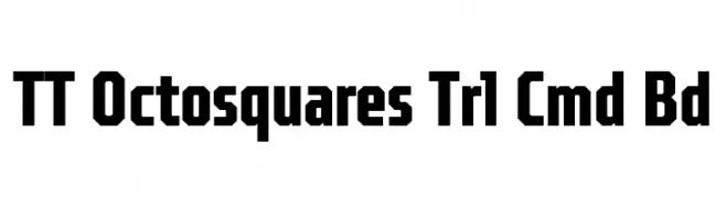 TT Octosquares Trl Cmd Bd  नि: शुल्क फ़ॉन्ट्स डाउनलोड