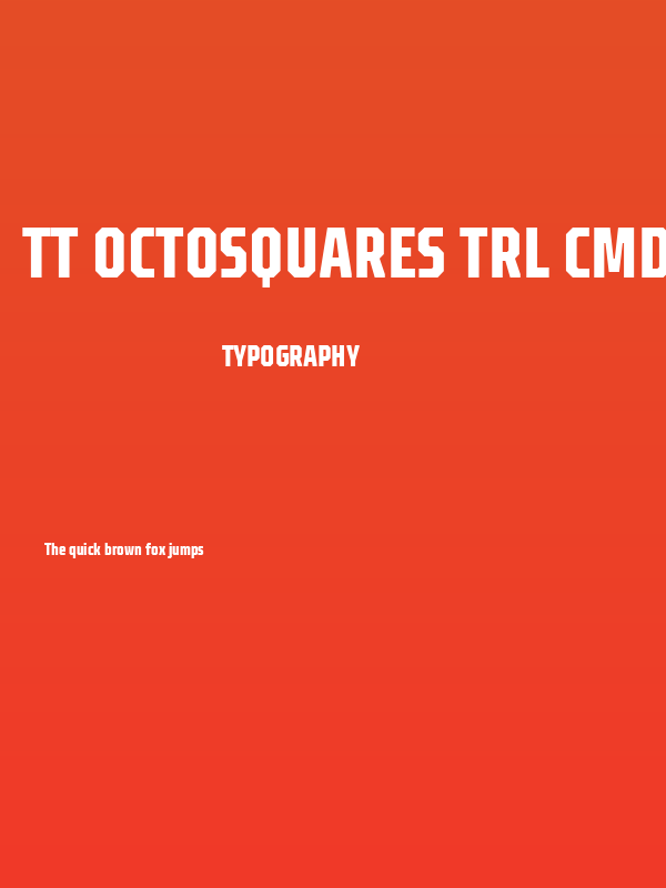 TT Octosquares Trl Cmd Bd Poster