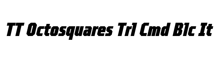 TT Octosquares Trl Cmd Blc It Caratteri