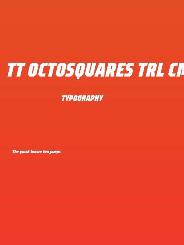 TT Octosquares Trl Cmd Blc It Poster