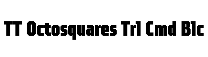 TT Octosquares Trl Cmd Blc  font caratteri gratis
