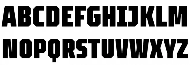 TT Octosquares Trl Cmd Blc Schriftart Groß