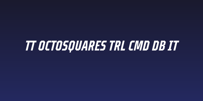 TT Octosquares Trl Cmd Db It Social Header