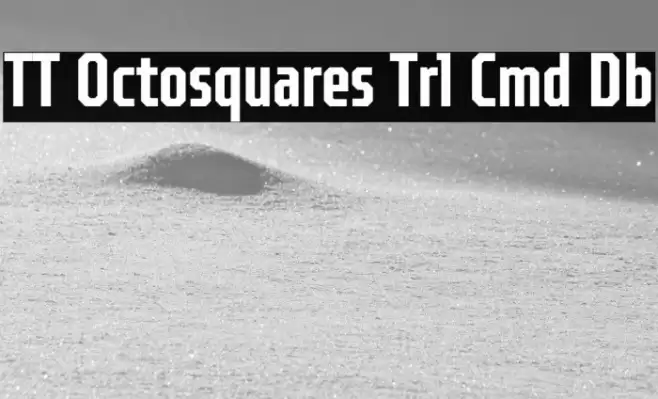 TT Octosquares Trl Cmd Db フォント examples