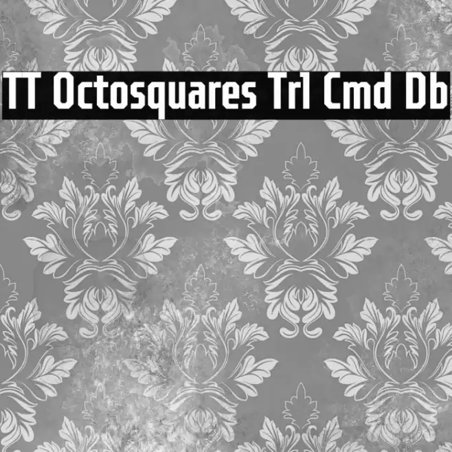 TT Octosquares Trl Cmd Db フォント examples