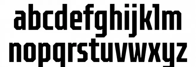 TT Octosquares Trl Cmd Db フォント 小文字