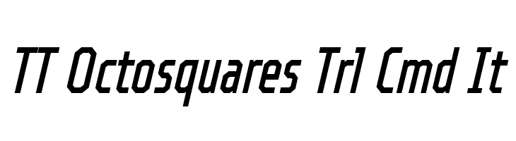 TT Octosquares Trl Cmd It  لخطوط تنزيل