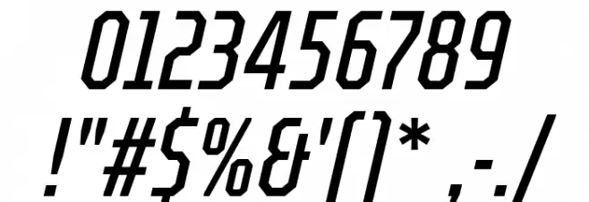 TT Octosquares Trl Cmd It フォント その他の文字