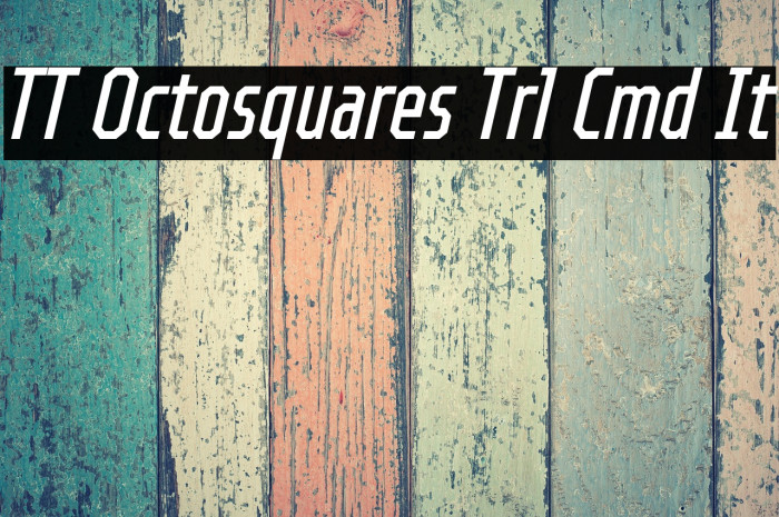 TT Octosquares Trl Cmd It Fonte examples