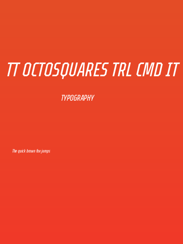 TT Octosquares Trl Cmd It Poster