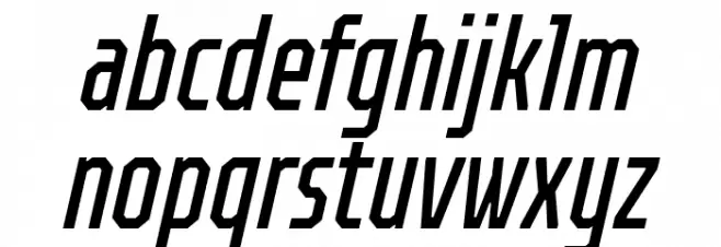 TT Octosquares Trl Cmd It フォント 小文字