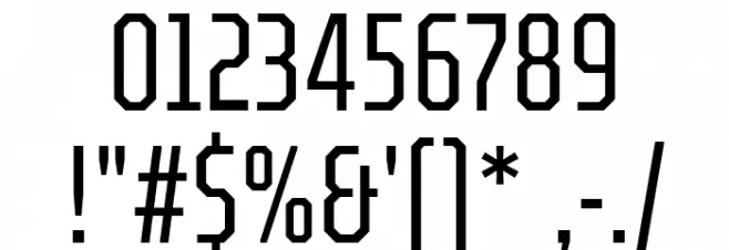 TT Octosquares Trl Cmd Lt フォント その他の文字