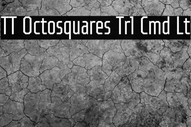 TT Octosquares Trl Cmd Lt フォント examples