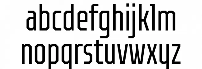 TT Octosquares Trl Cmd Lt フォント 小文字