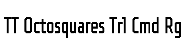 TT Octosquares Trl Cmd Rg  フリーフォントのダウンロード