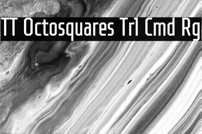 TT Octosquares Trl Cmd Rg フォント examples