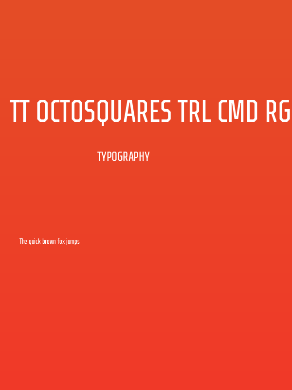 TT Octosquares Trl Cmd Rg Poster