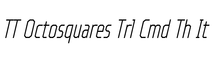 TT Octosquares Trl Cmd Th It  Fuentes Gratis Descargar
