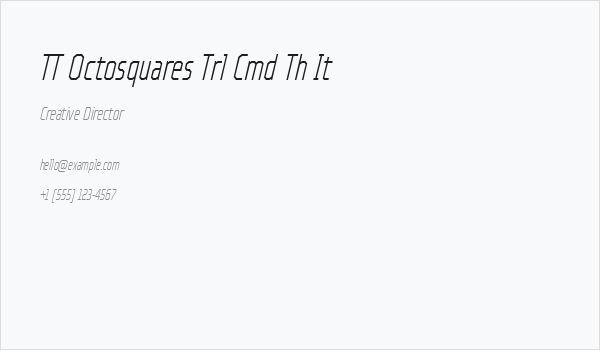 TT Octosquares Trl Cmd Th It Business Card
