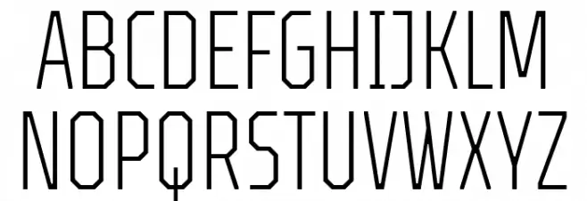 TT Octosquares Trl Cmd Th Schriftart Groß
