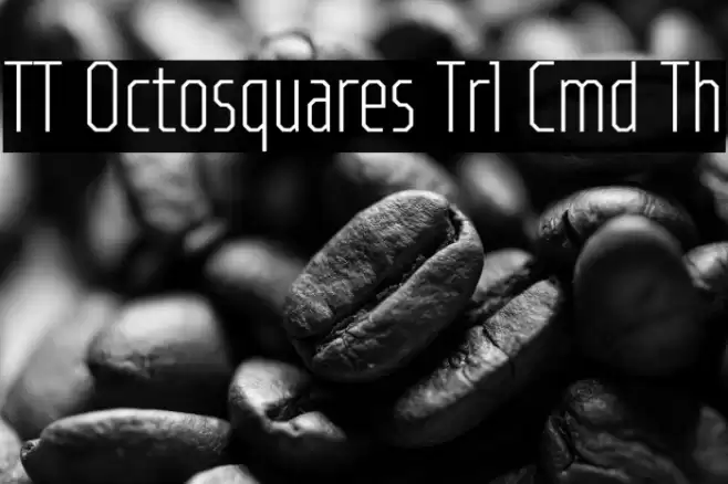 TT Octosquares Trl Cmd Th フォント examples
