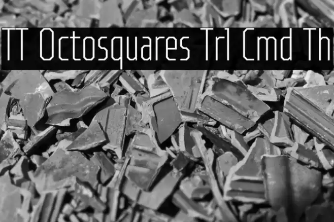 TT Octosquares Trl Cmd Th フォント examples
