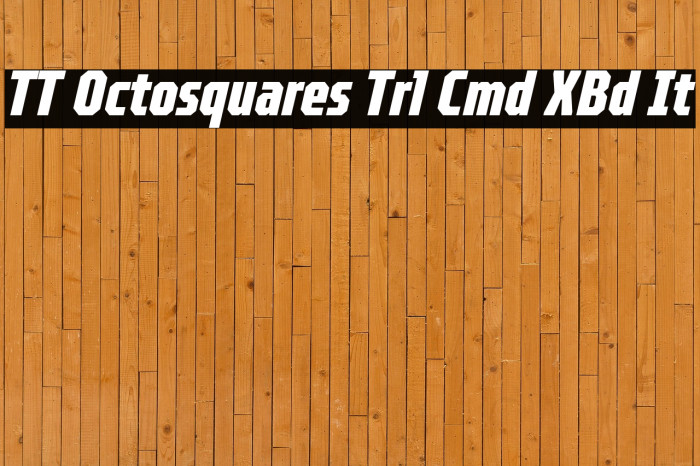 TT Octosquares Trl Cmd XBd It Example 2