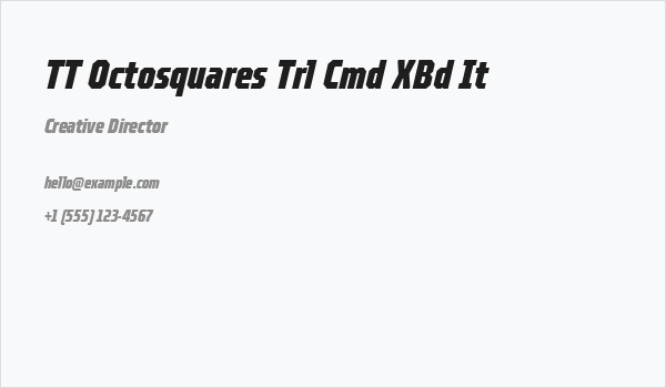 TT Octosquares Trl Cmd XBd It Business Card
