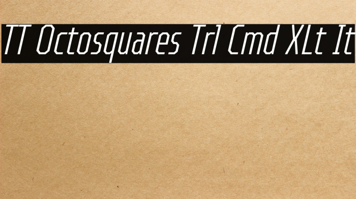 TT Octosquares Trl Cmd XLt It Example 3