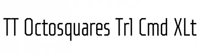 TT Octosquares Trl Cmd XLt  नि: शुल्क फ़ॉन्ट्स डाउनलोड