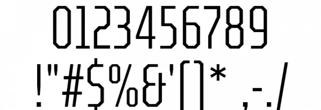 TT Octosquares Trl Cmd XLt フォント その他の文字