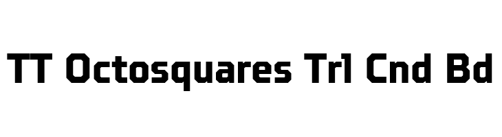 TT Octosquares Trl Cnd Bd Font