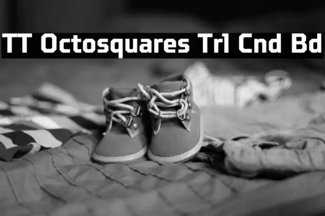 TT Octosquares Trl Cnd Bd フォント examples