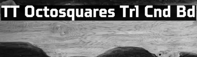 TT Octosquares Trl Cnd Bd フォント examples