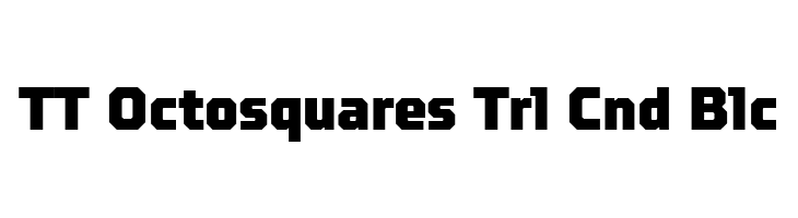 TT Octosquares Trl Cnd Blc  font caratteri gratis