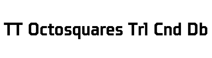TT Octosquares Trl Cnd Db  لخطوط تنزيل