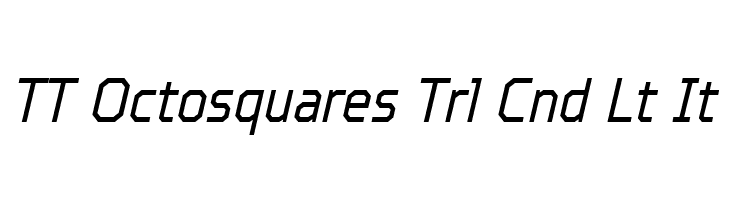 TT Octosquares Trl Cnd Lt It Caratteri