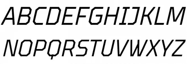 TT Octosquares Trl Cnd Lt It Schriftart Groß