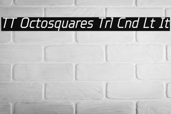 TT Octosquares Trl Cnd Lt It Caratteri examples