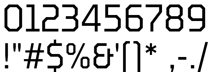 TT Octosquares Trl Cnd Lt Font OTHER CHARS