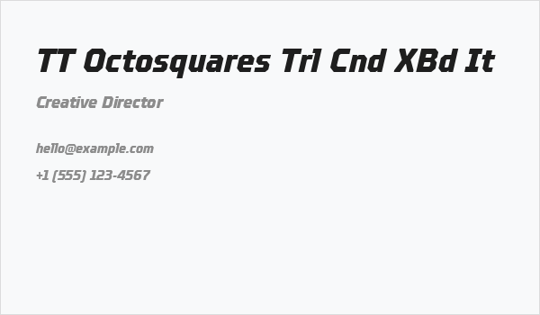 TT Octosquares Trl Cnd XBd It Business Card