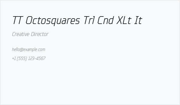 TT Octosquares Trl Cnd XLt It Business Card