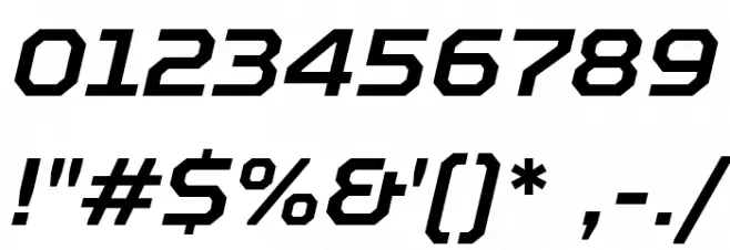 TT Octosquares Trl Db It フォント その他の文字